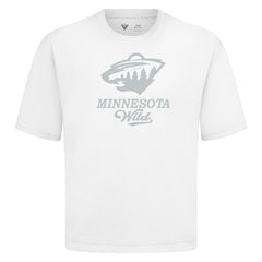 Minnesota Wild Levelwear Shadow Surge Luxe Signature Knit T-Shirt - White | US 203614026