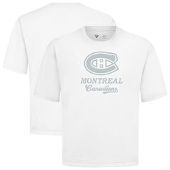 Montreal Canadiens Levelwear Shadow Surge Luxe Signature Knit T-Shirt - White | US 203614043