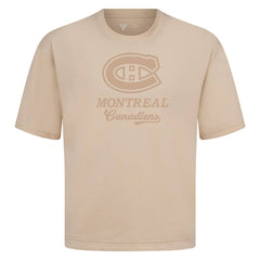 Montreal Canadiens Levelwear Shadow Surge Luxe Signature Knit T-Shirt - Khaki | US 203614044