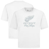 Detroit Red Wings Levelwear Shadow Surge Luxe Signature Knit T-Shirt - White | US 203614048