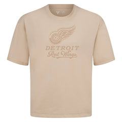 Detroit Red Wings Levelwear Shadow Surge Luxe Signature Knit T-Shirt - Khaki | US 203614052