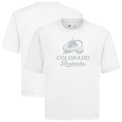 Colorado Avalanche Levelwear Shadow Surge Luxe Signature Knit T-Shirt - White | US 203614053