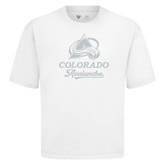 Colorado Avalanche Levelwear Shadow Surge Luxe Signature Knit T-Shirt - White | US 203614053