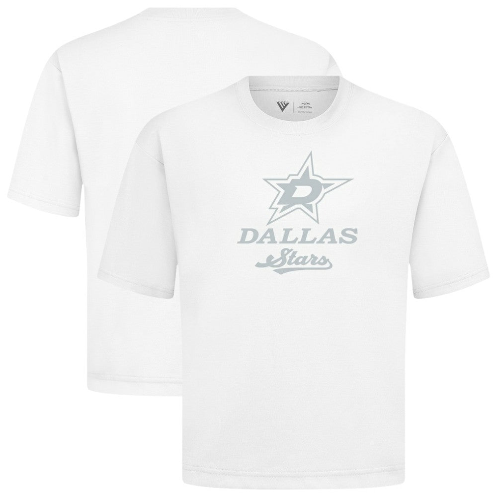 Dallas Stars Levelwear Shadow Surge Luxe Signature Knit T-Shirt - White | US 203614061