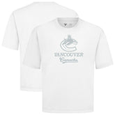 Vancouver Canucks Levelwear Shadow Surge Luxe Signature Knit T-Shirt - White | US 203614070