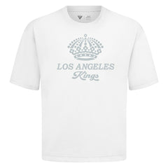 Los Angeles Kings Levelwear Shadow Surge Luxe Signature Knit T-Shirt - White | US 203614079