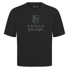 Vegas Golden Knights Levelwear Shadow Surge Luxe Signature Knit T-Shirt - Black | US 203614082