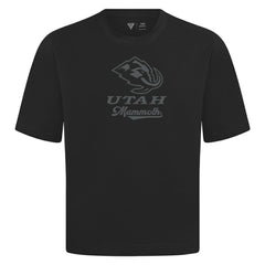 Utah Mammoth Levelwear Shadow Surge Luxe Signature Knit T-Shirt - Black | US 203614086