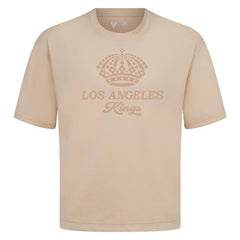 Los Angeles Kings Levelwear Shadow Surge Luxe Signature Knit T-Shirt - Khaki | US 203614089