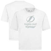 Tampa Bay Lightning Levelwear Shadow Surge Luxe Signature Knit T-Shirt - White | US 203614095