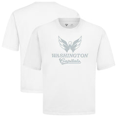 Washington Capitals Levelwear Shadow Surge Luxe Signature Knit T-Shirt - White | US 203614101