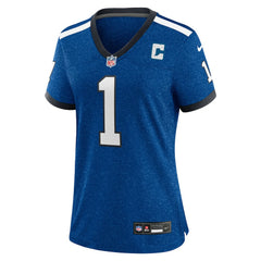 Ahmad Sauce Gardner Indianapolis Colts Women's Alternate 2 Indiana Nights Game Jersey - Heather Royal Jerseys