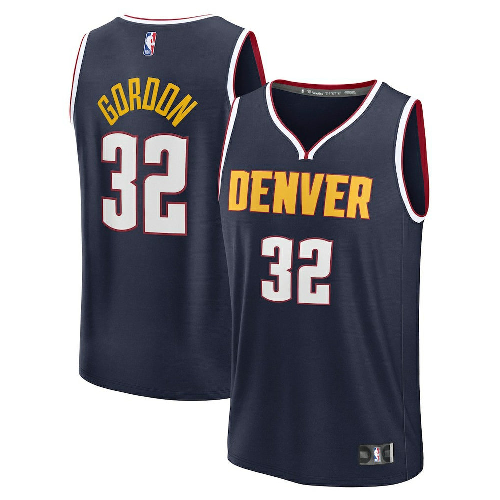 Aaron Gordon Denver Nuggets Fast Break Replica Jersey Navy Icon Edition - Fanatics