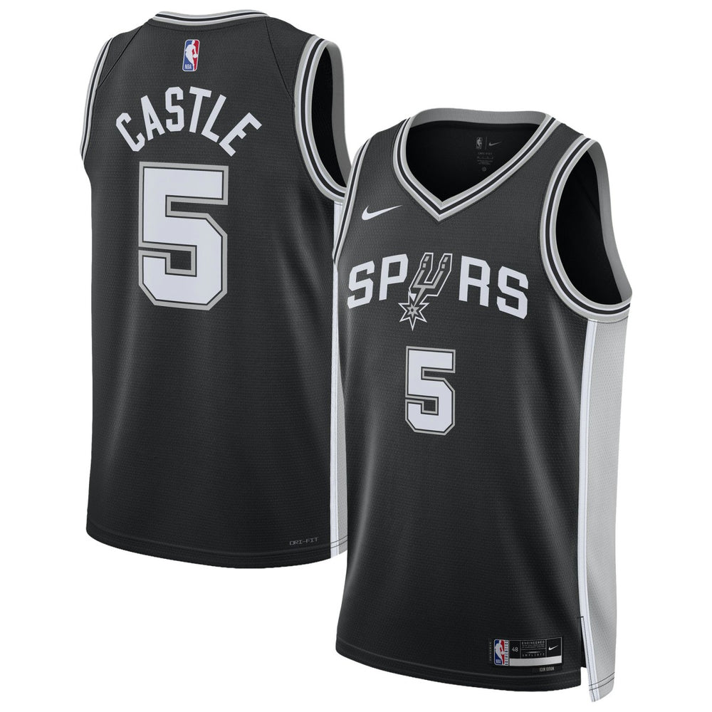 Stephon Castle San Antonio Spurs Unisex Swingman Jersey Icon Edition Black - Nike