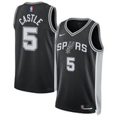 Stephon Castle San Antonio Spurs Unisex Swingman Jersey Icon Edition Black - Nike