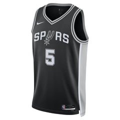 Stephon Castle San Antonio Spurs Unisex Swingman Jersey Icon Edition Black - Nike