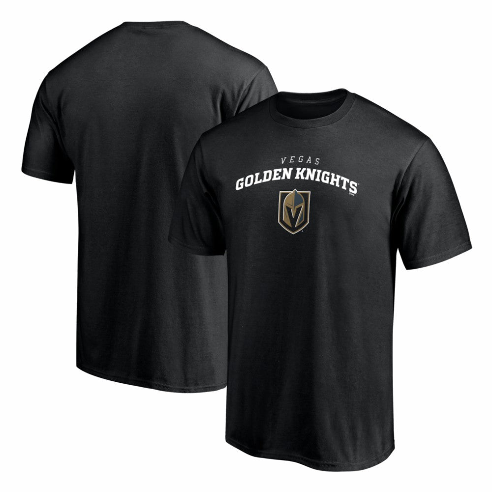 Vegas Golden Knights Team Lockup T-Shirt - Black | US 203624957