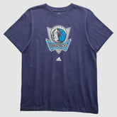 Dallas Mavericks 2000s T-shirt Navy Vintage - Adidas