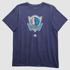 Dallas Mavericks 2000s T-shirt Navy Vintage - Adidas