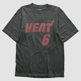 Miami Heat 2010s T-shirt Charcoal Vintage - Adidas outlet