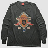 Atlanta Falcons NFL 2000s Long Sleeve T-shirt - Charcoal T-shirts