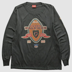 Atlanta Falcons NFL 2000s Long Sleeve T-shirt - Charcoal T-shirts