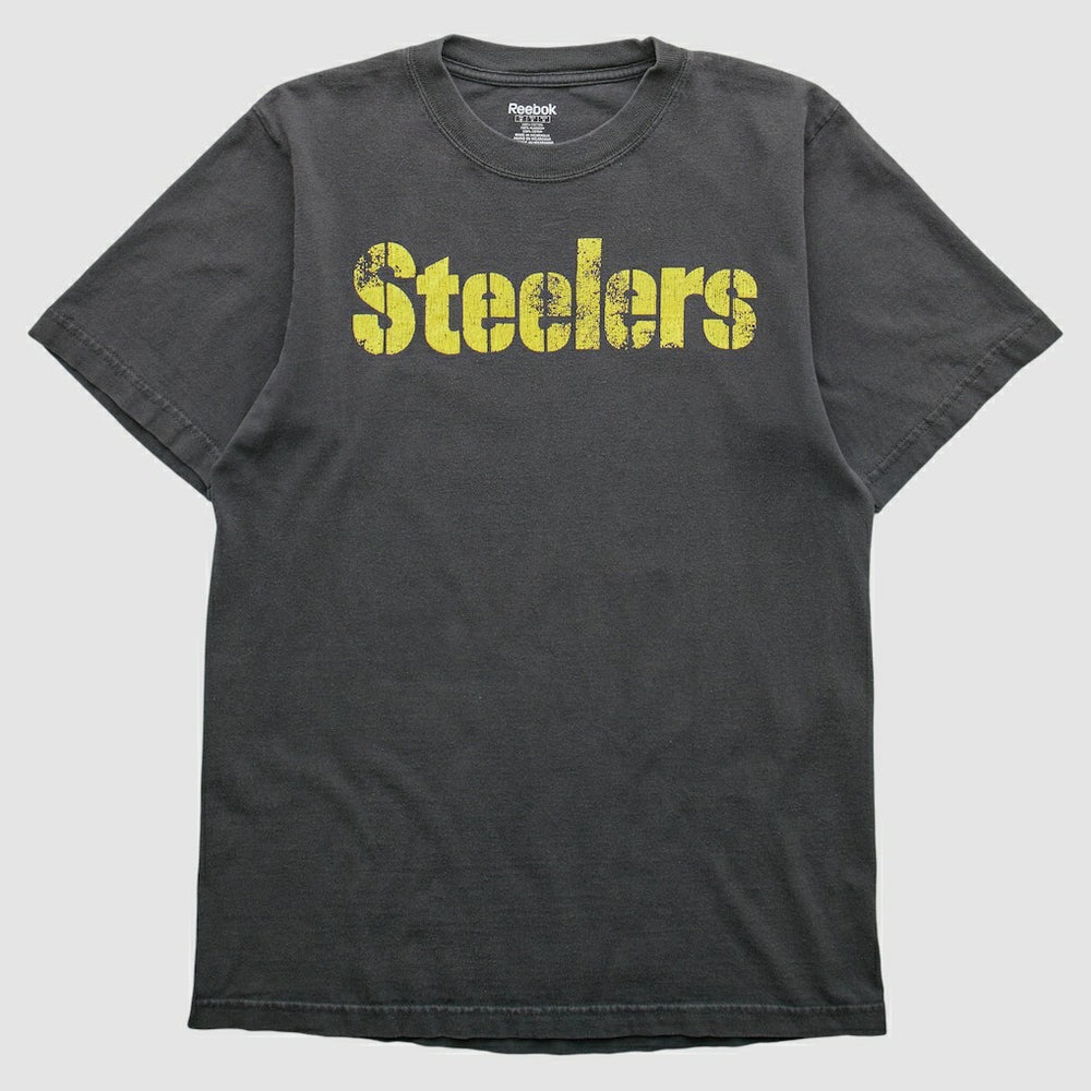 Pittsburgh Steelers Reebok 2000s T-shirt - Charcoal T-shirts
