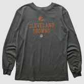 Cleveland Browns Reebok 2000s Long Sleeve T-shirt - Gray T-shirts