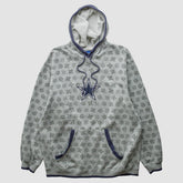 Denver Broncos Reebok 2010s Hooded Pullover Sweatshirt - Heather Gray Pullover