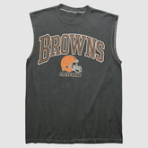 Cleveland Browns 90s Tank - Charcoal Tanks