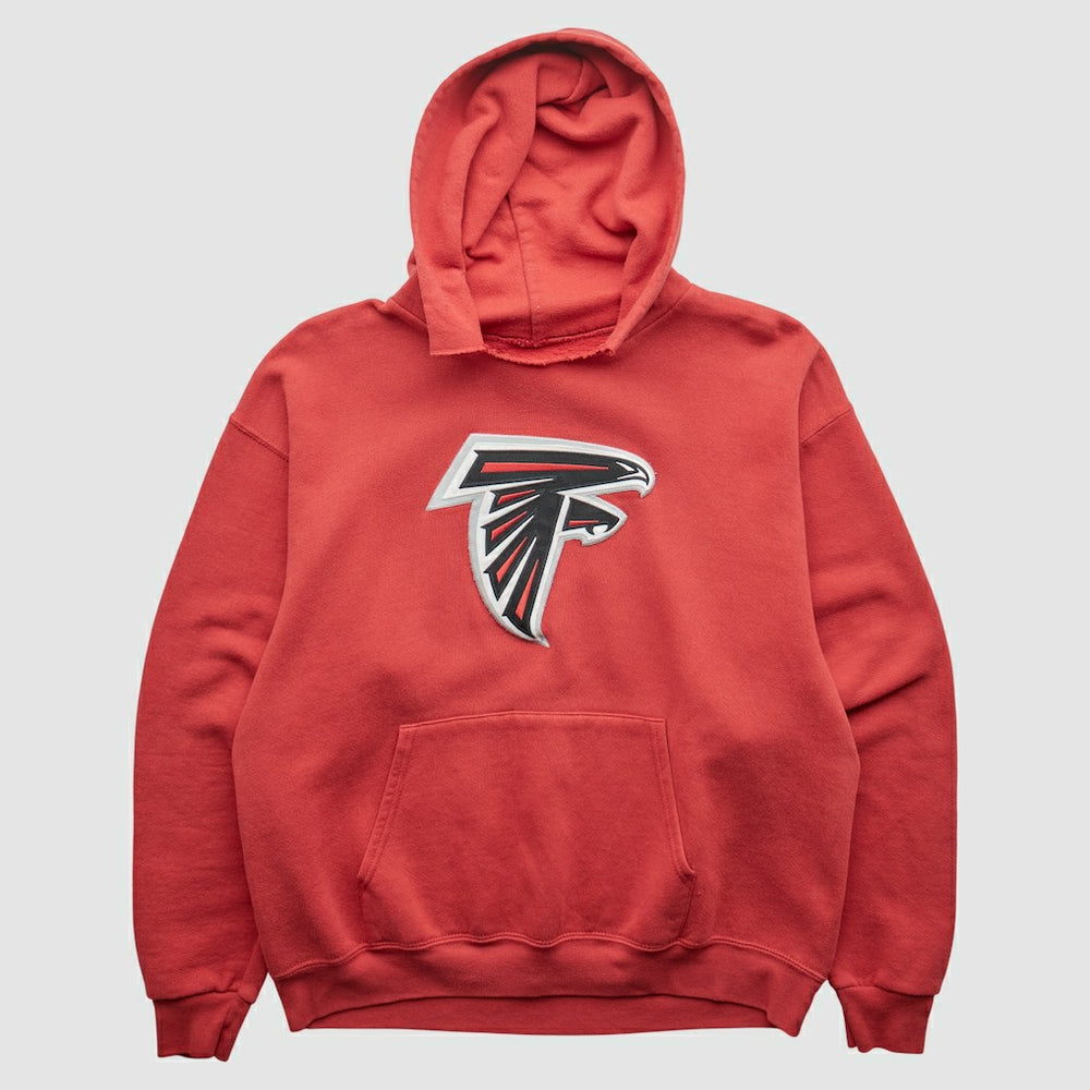 Atlanta Falcons 2000s Hooded Pullover Sweatshirt - Red Pullover