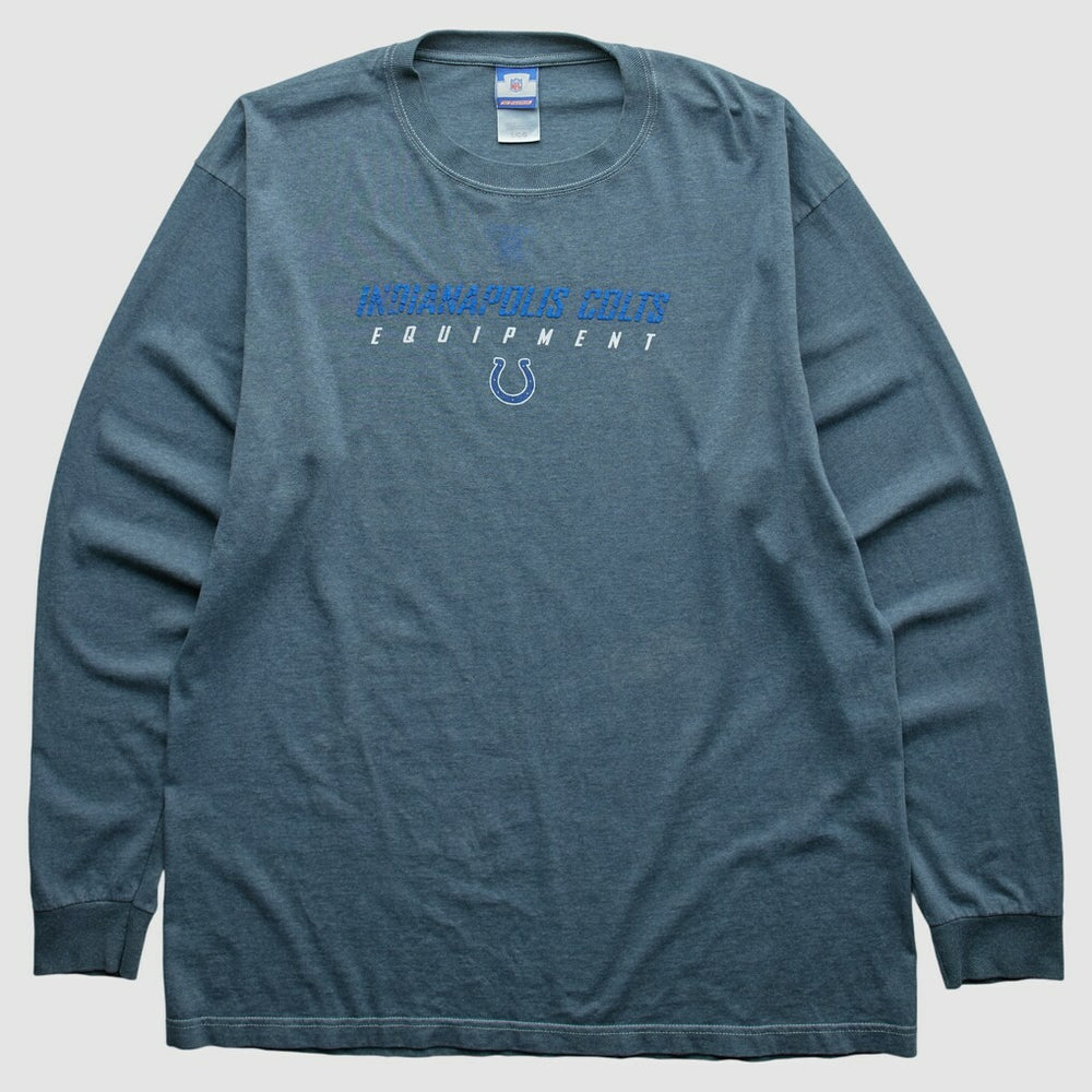 Indianapolis Colts Reebok 2000s Long Sleeve T-shirt - Blue T-shirts