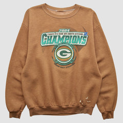 Green Bay Packers 2004 Pullover Sweatshirt - Brown Pullover