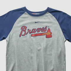 Atlanta Braves Nike 2000s T-shirt - Gray - XVintage T-shirts