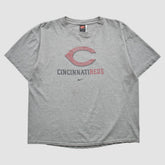 Cincinnati Reds Nike 2000s T-shirt - Heather Gray - Vintage T-shirts