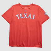 Texas Rangers Majestic 2010 T-shirt - Red - Vintage T-shirts