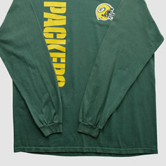 Green Bay Packers NFL 2000s Long Sleeve T-shirt - Green T-shirts