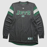 New York Jets NFL 2010s Long Sleeve T-shirt - Gray T-shirts