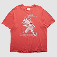 St. Louis Cardinals Hanes 1998 T-shirt - Red - Vintage T-shirts