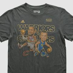 Golden State Warriors 2015 T-shirt Charcoal Vintage - Adidas outlet