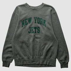 New York Jets Champion 2000s Pullover Sweatshirt - Charcoal Pullover