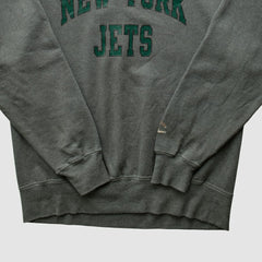 New York Jets Champion 2000s Pullover Sweatshirt - Charcoal Pullover