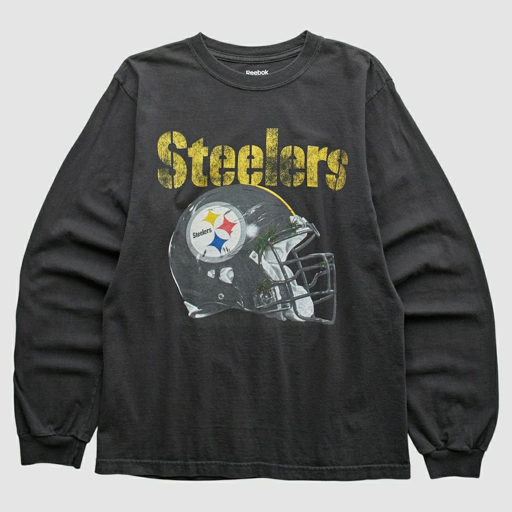 Pittsburgh Steelers Reebok 2010s Long Sleeve T-shirt - Black T-shirts