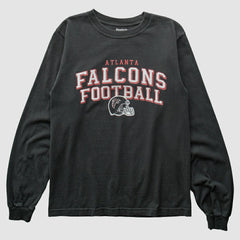 Atlanta Falcons Reebok 2000s Long Sleeve T-shirt - Black T-shirts