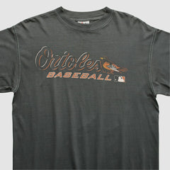 Baltimore Orioles Majestic 2000s T-shirt - Charcoal - Vintage T-shirts