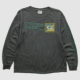 Green Bay Packers NFL 2000s Long Sleeve T-shirt - Charcoal T-shirts