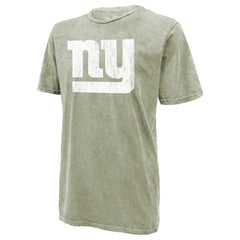 Jaxson Dart New York Giants Majestic Threads Mineral Wash Name & Number T-Shirt - Moss Green T-shirts