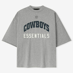 Dallas Cowboys Fear of God x NFL Unisex 3/4-Sleeve T-Shirt - Heather Gray T-shirts