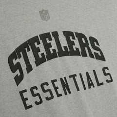 Pittsburgh Steelers Fear of God x NFL Unisex 3/4-Sleeve T-Shirt - Heather Gray T-shirts
