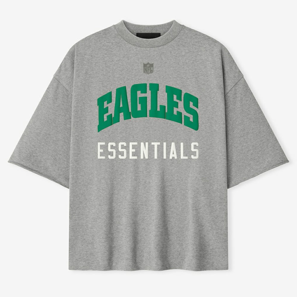 Philadelphia Eagles Fear of God x NFL Unisex 3/4-Sleeve T-Shirt - Heather Gray T-shirts